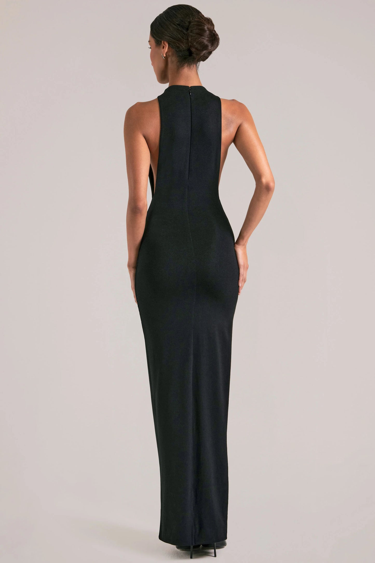 Sleeveless Maxi Dress in Black
