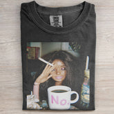 RETRO SMOKING AFRO BARBIECORE T-SHIRT