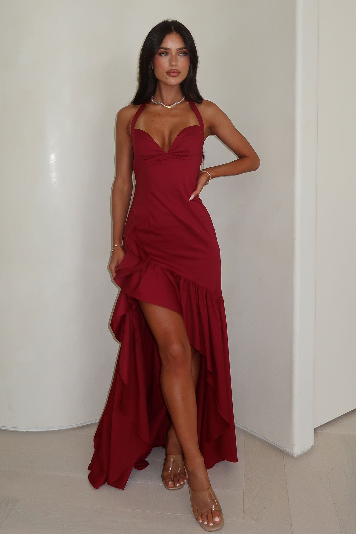 Neva Maxi Dress - Red