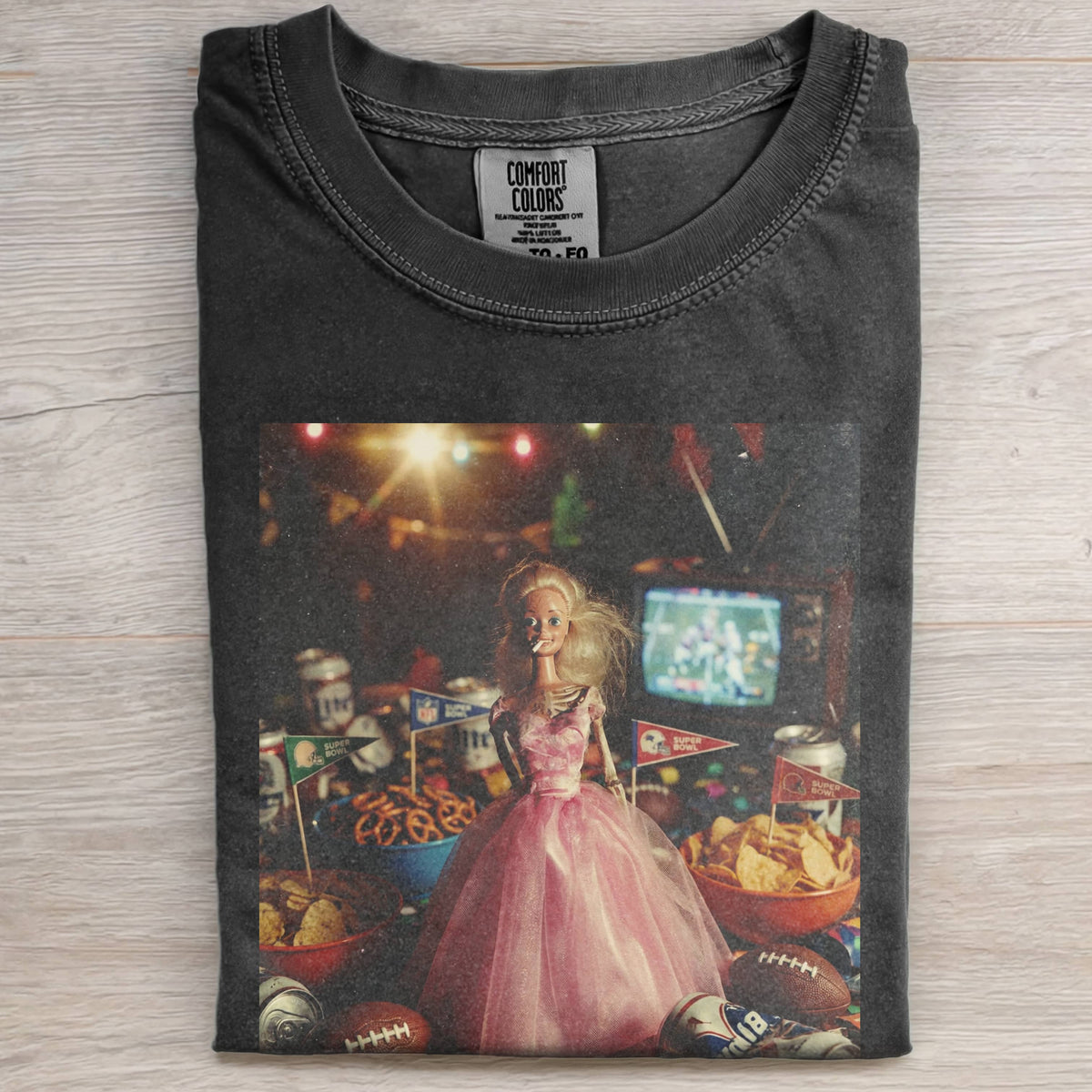 BARBIECORE'S DEPRESSING SUPER BOWL T-SHIRT