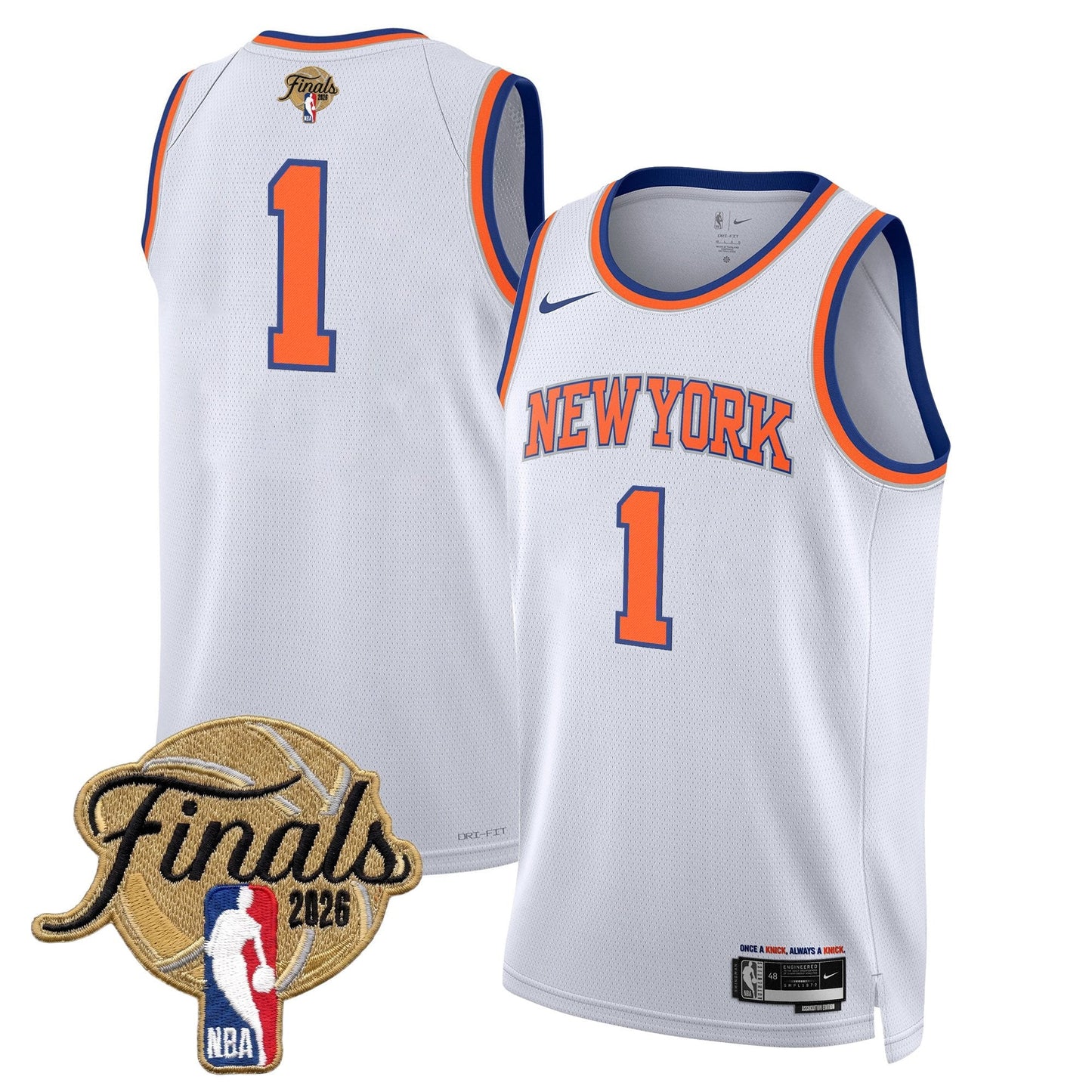 NYK 2026 Finals Swingman Jersey - All Stitched