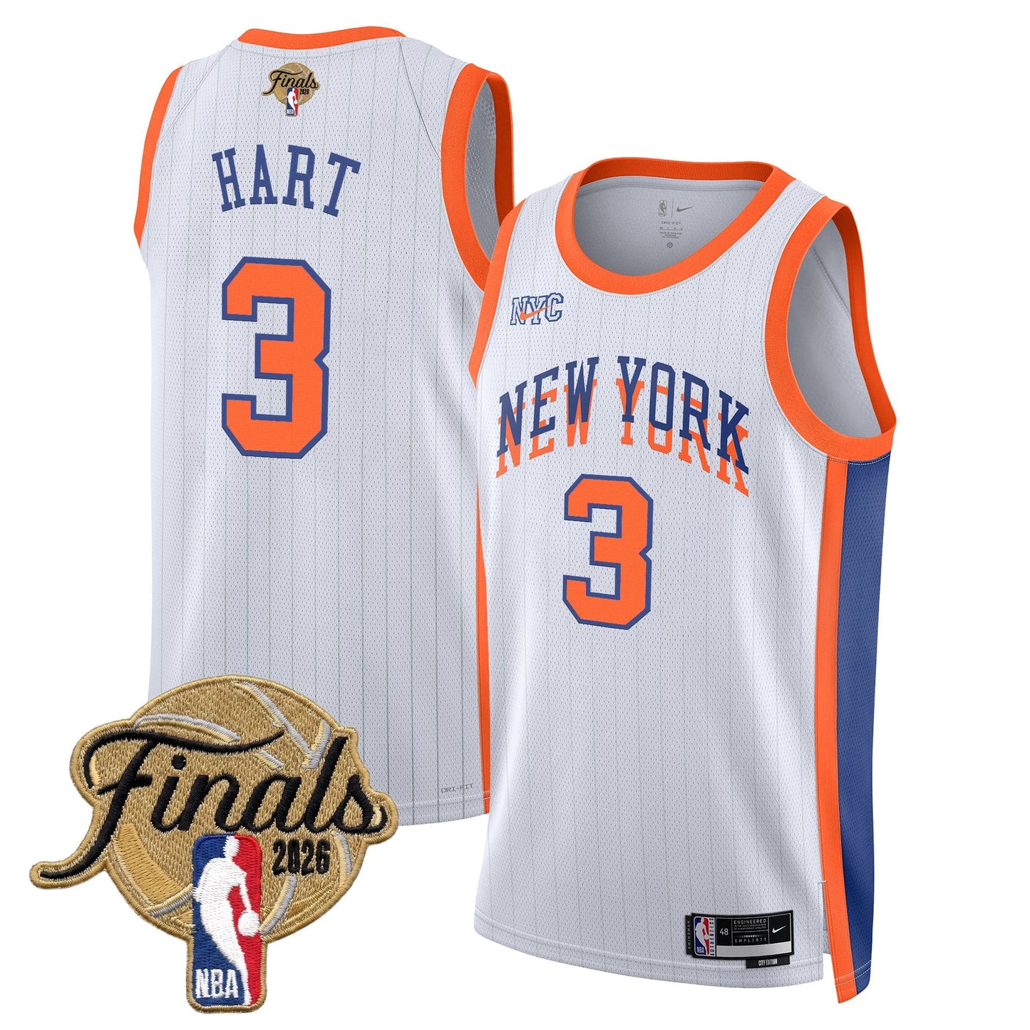 NYK 2026 Finals Swingman Jersey - All Stitched