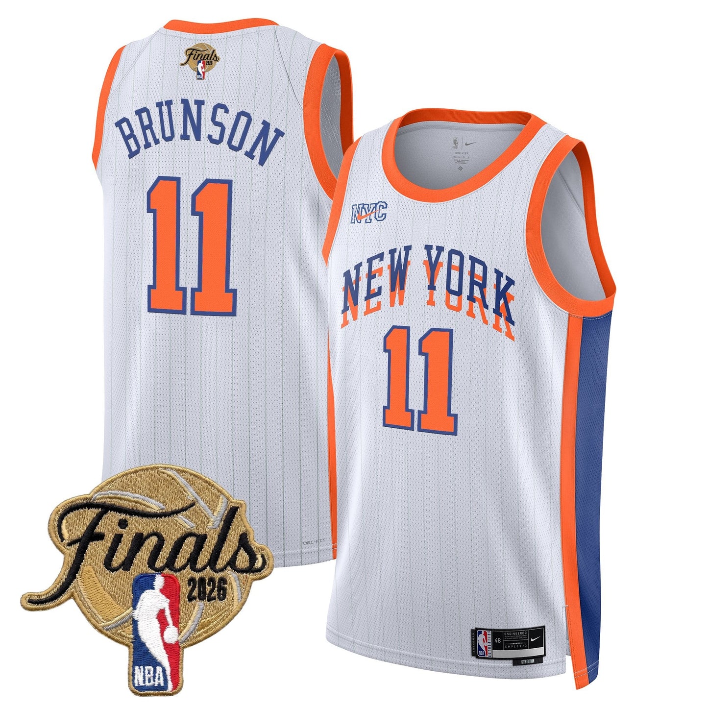 NYK 2026 Finals Swingman Jersey - All Stitched