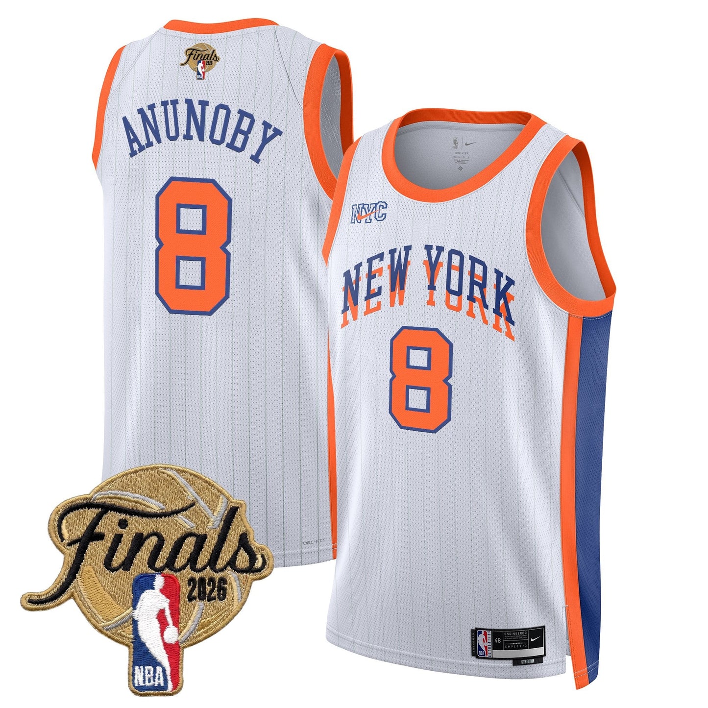NYK 2026 Finals Swingman Jersey - All Stitched