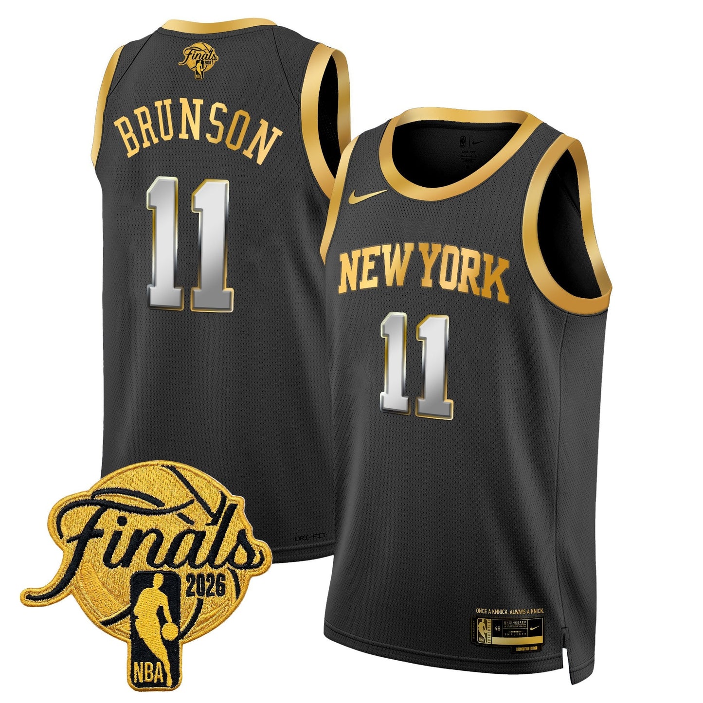 NYK 2026 Finals Swingman Jersey - All Stitched