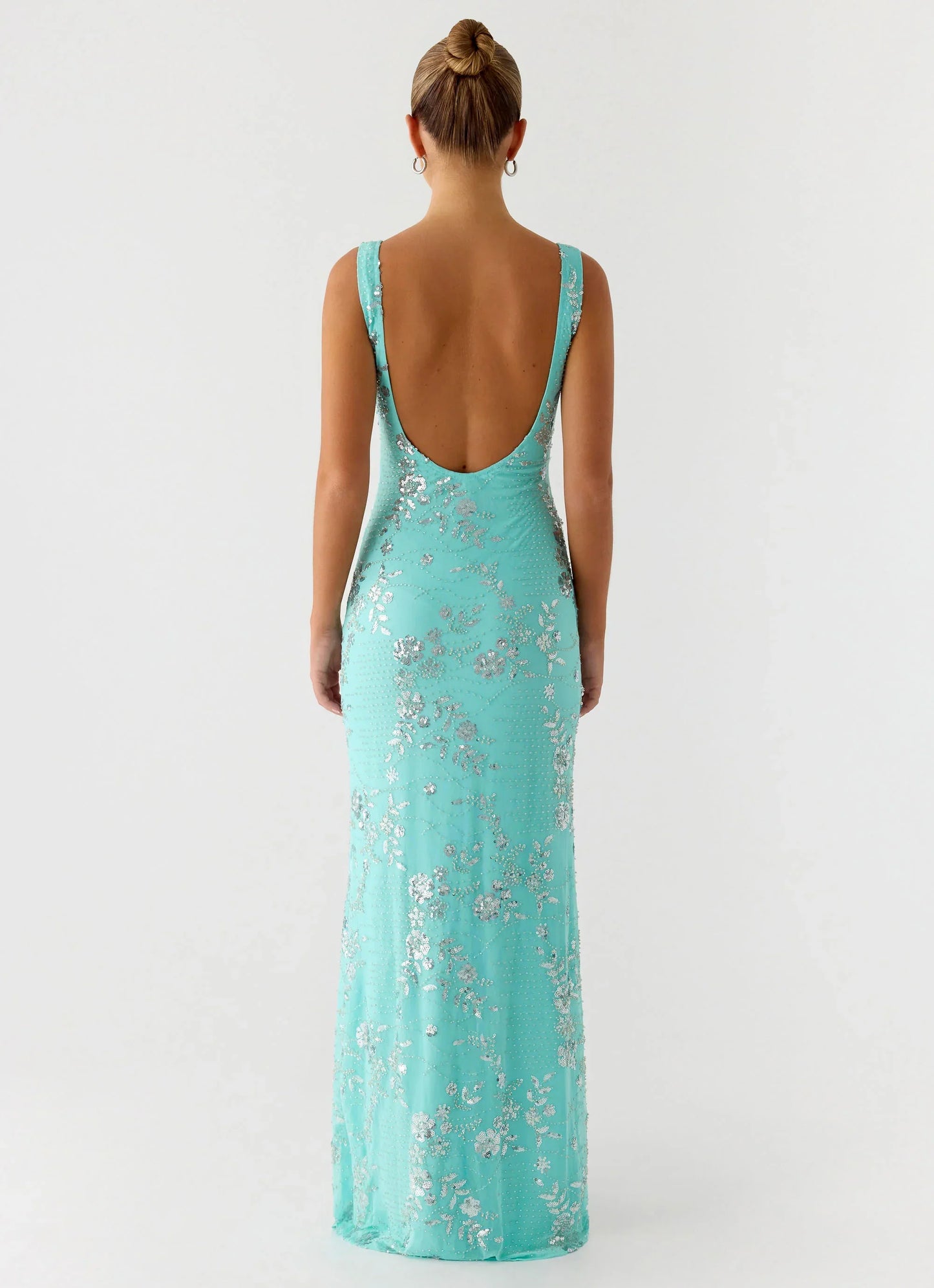 Silvana Maxi Dress - Aqua
