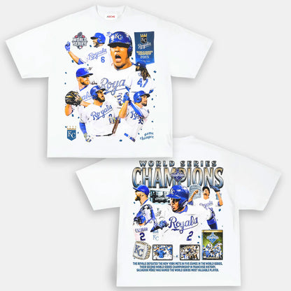 2015 WORLD SERIES CHAMPS - ROYALS TEE - [DS]