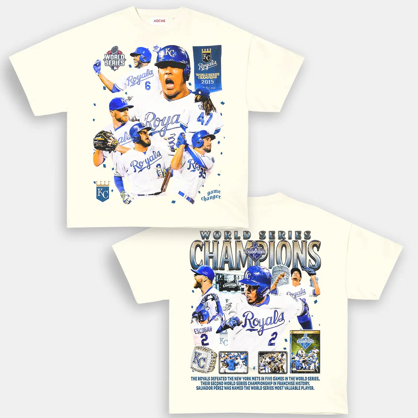 2015 WORLD SERIES CHAMPS - ROYALS TEE - [DS]