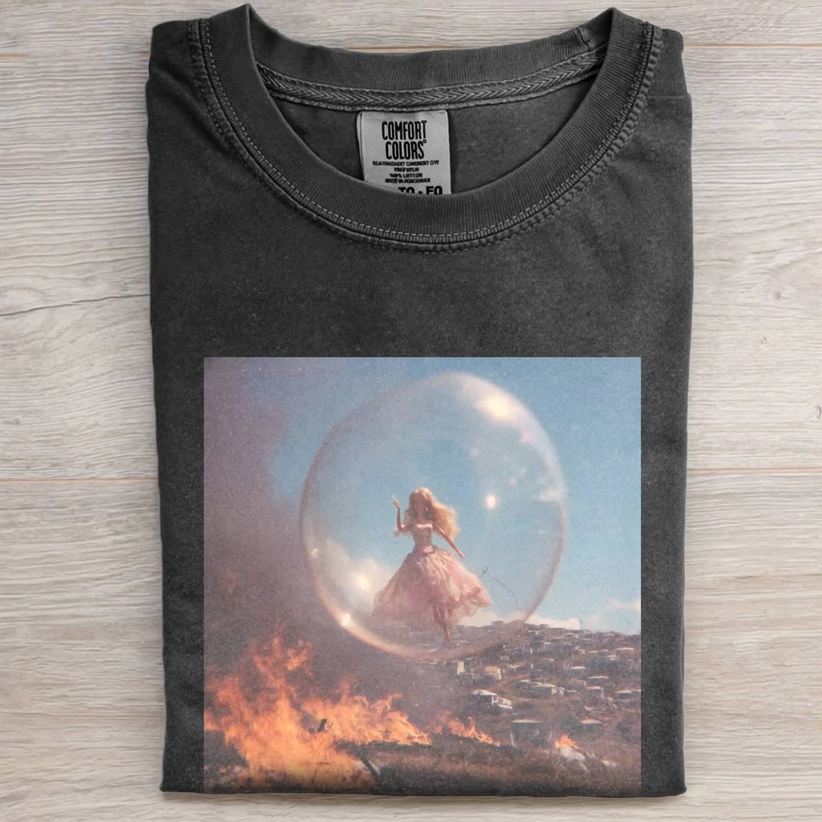 BARBIECORE BUBBLE FIRE TEE