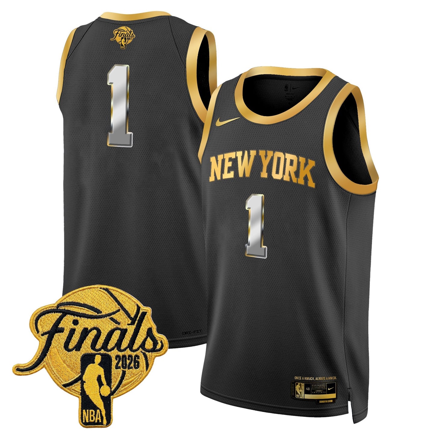 NYK 2026 Finals Swingman Jersey - All Stitched
