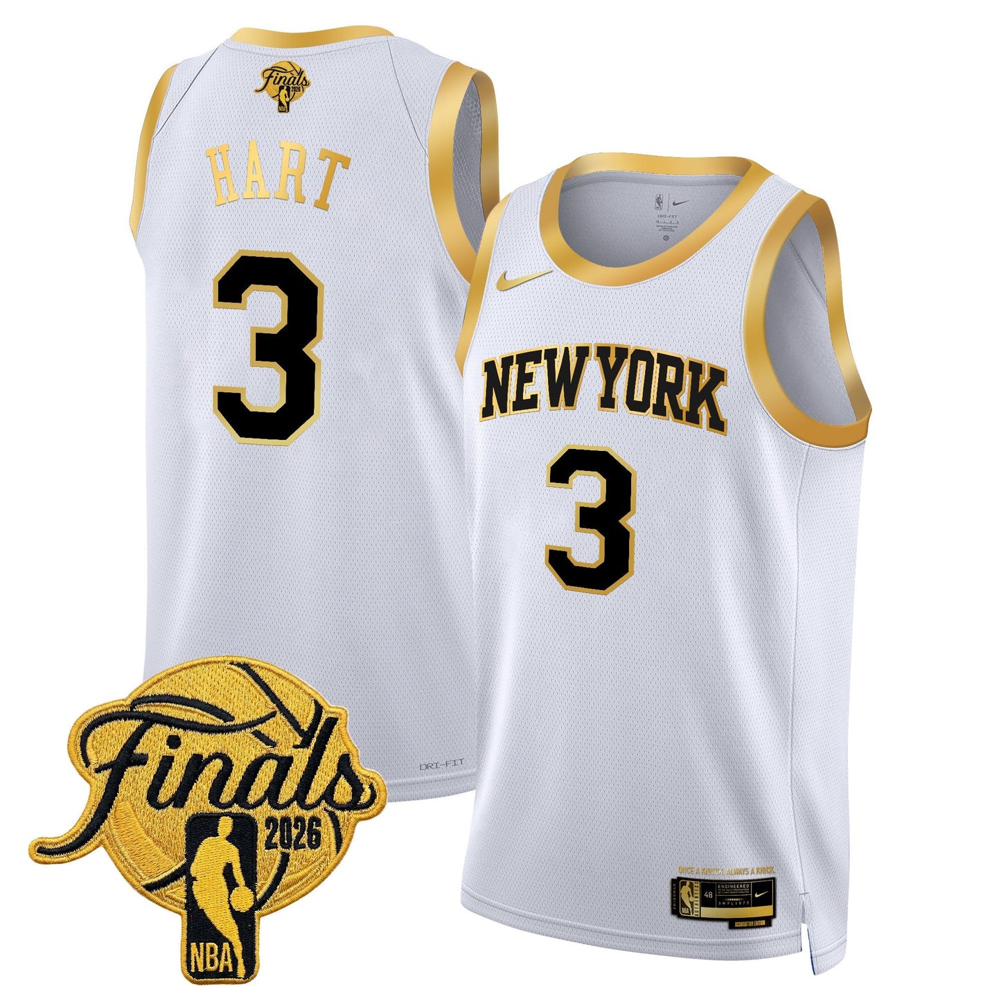 NYK 2026 Finals Swingman Jersey - All Stitched