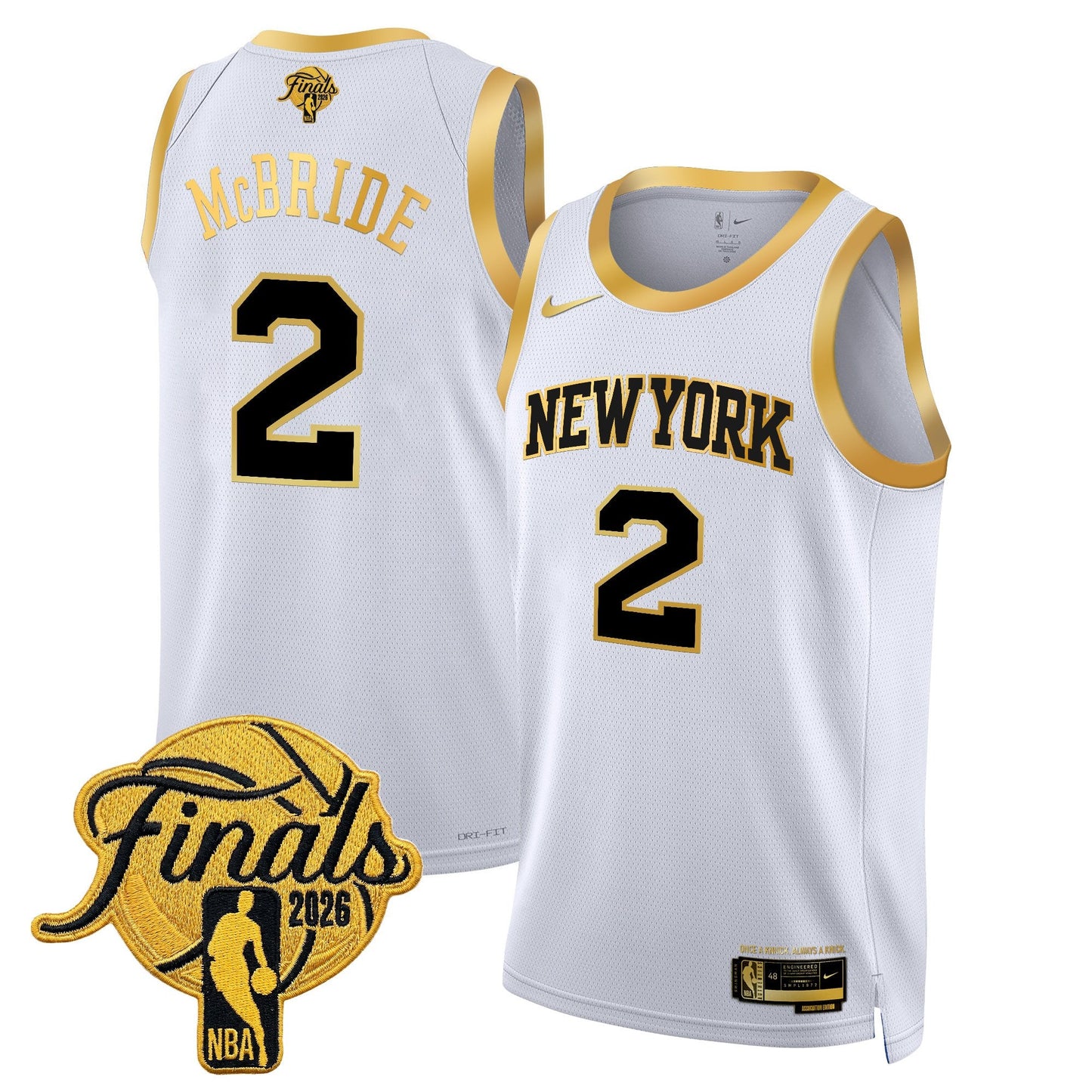 NYK 2026 Finals Swingman Jersey - All Stitched