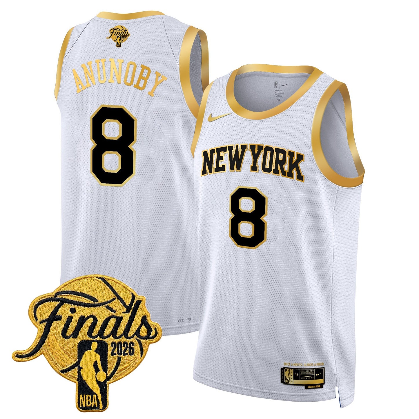 NYK 2026 Finals Swingman Jersey - All Stitched