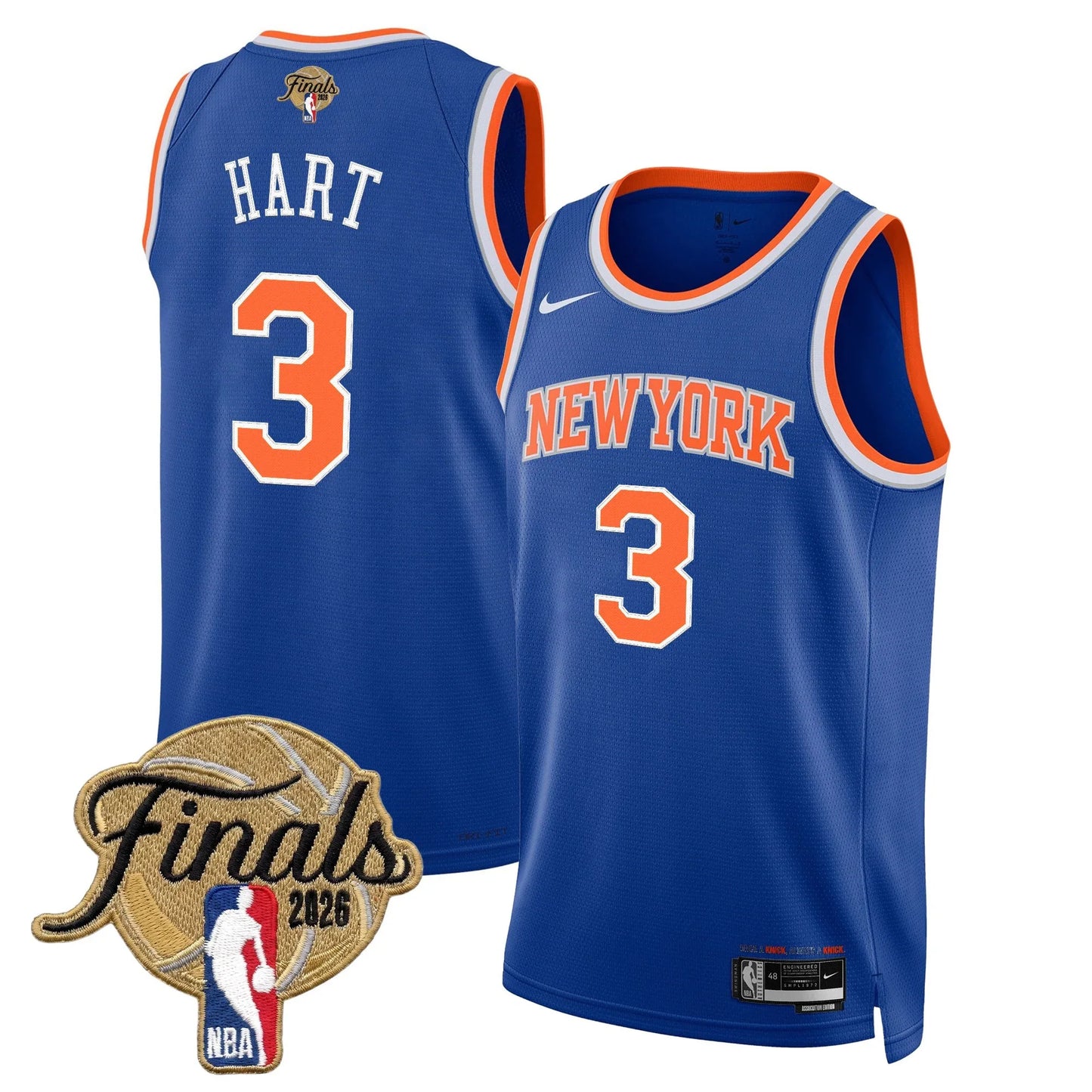 NYK 2026 Finals Swingman Jersey - All Stitched