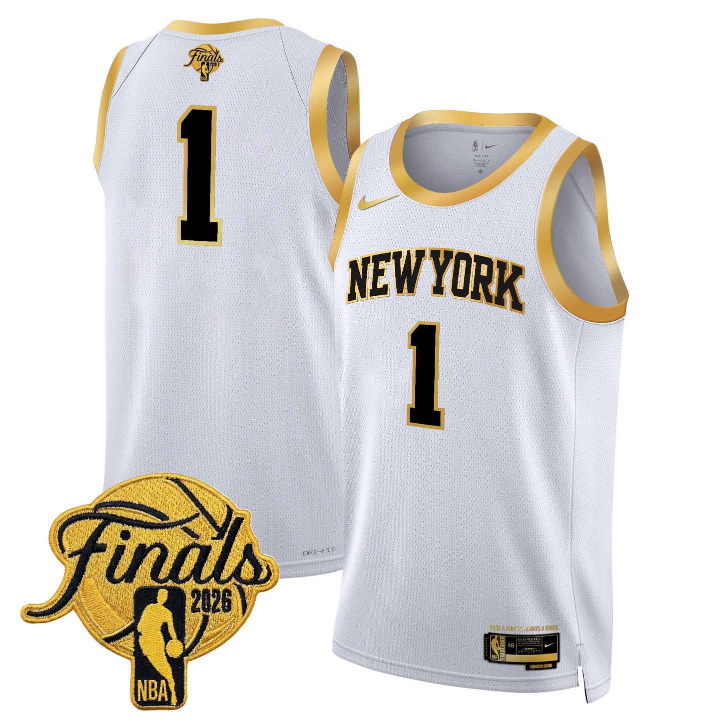 NYK 2026 Finals Swingman Jersey - All Stitched