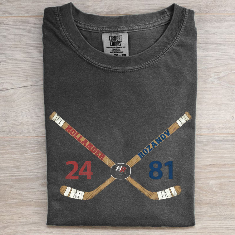 Comfort Colors Funny Williams & Storrie Hockey T-shirt