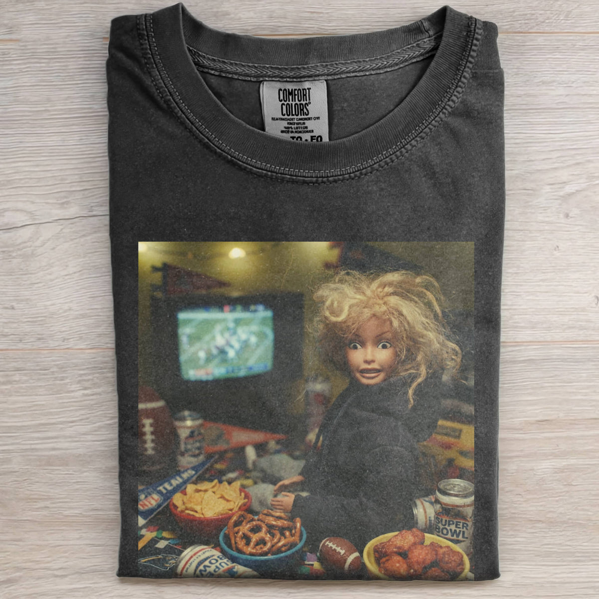 BARBIECORE'S DEPRESSING SUPER BOWL TEE