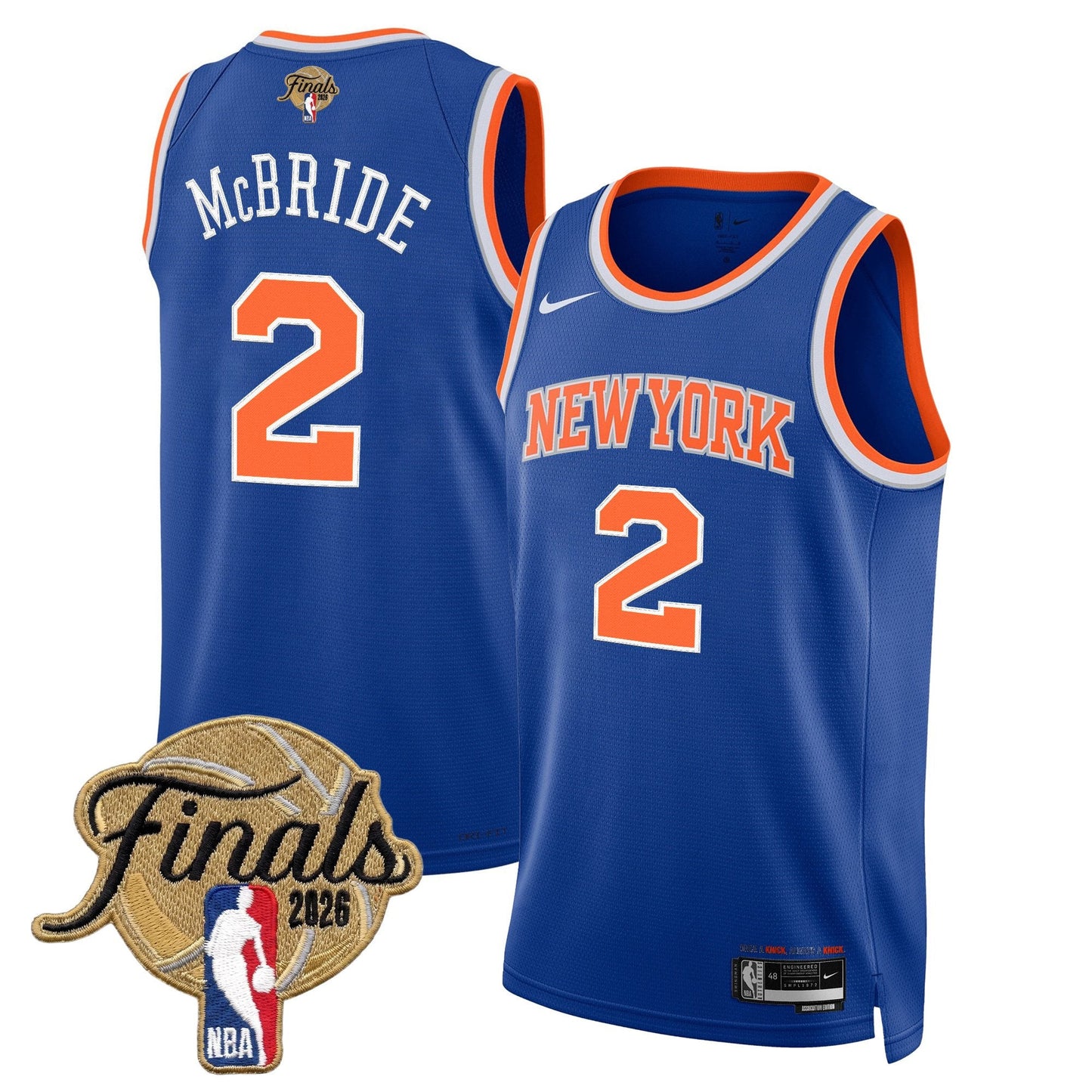 NYK 2026 Finals Swingman Jersey - All Stitched