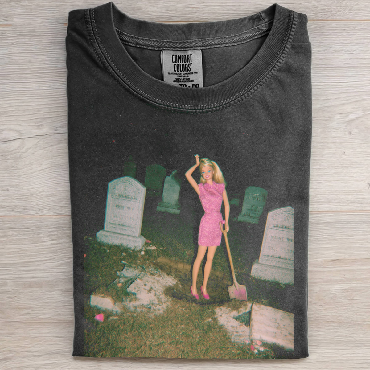 BARBIECORE RETRO GRAVEYARD TEE