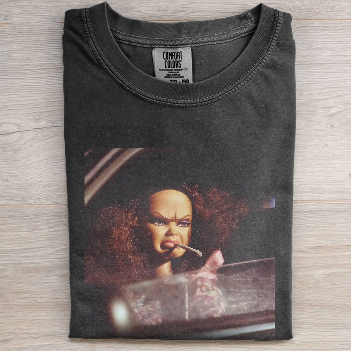 BLACK BARBIE CORE SMOKING TEE