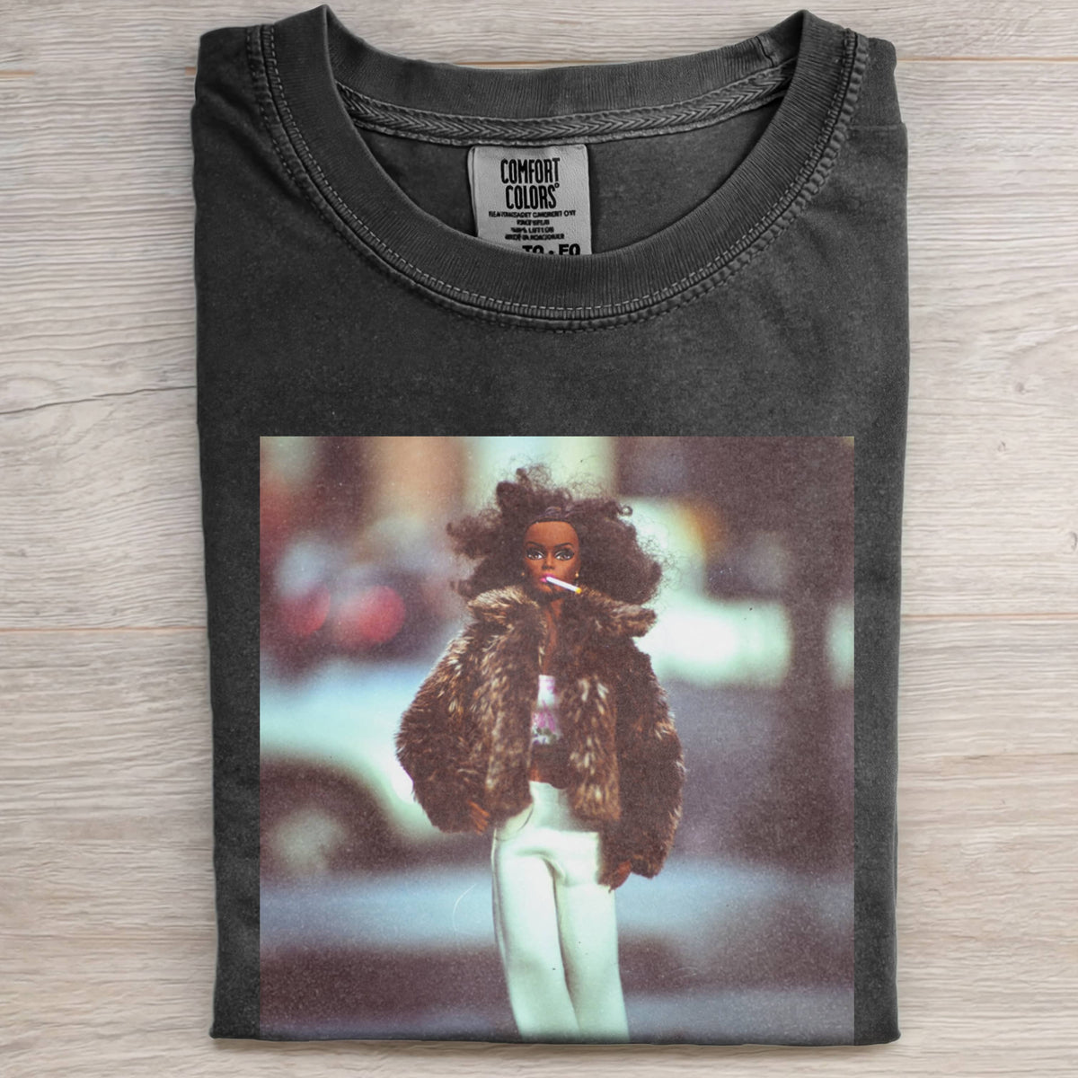 BARBIECORE GIRL'S FUR TEE