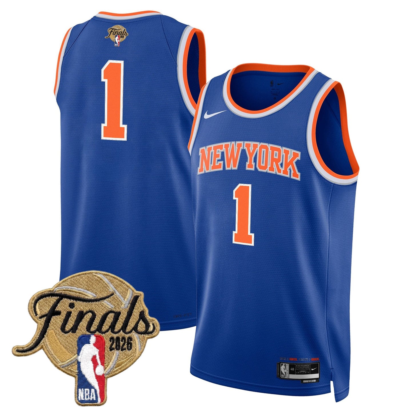 NYK 2026 Finals Swingman Jersey - All Stitched
