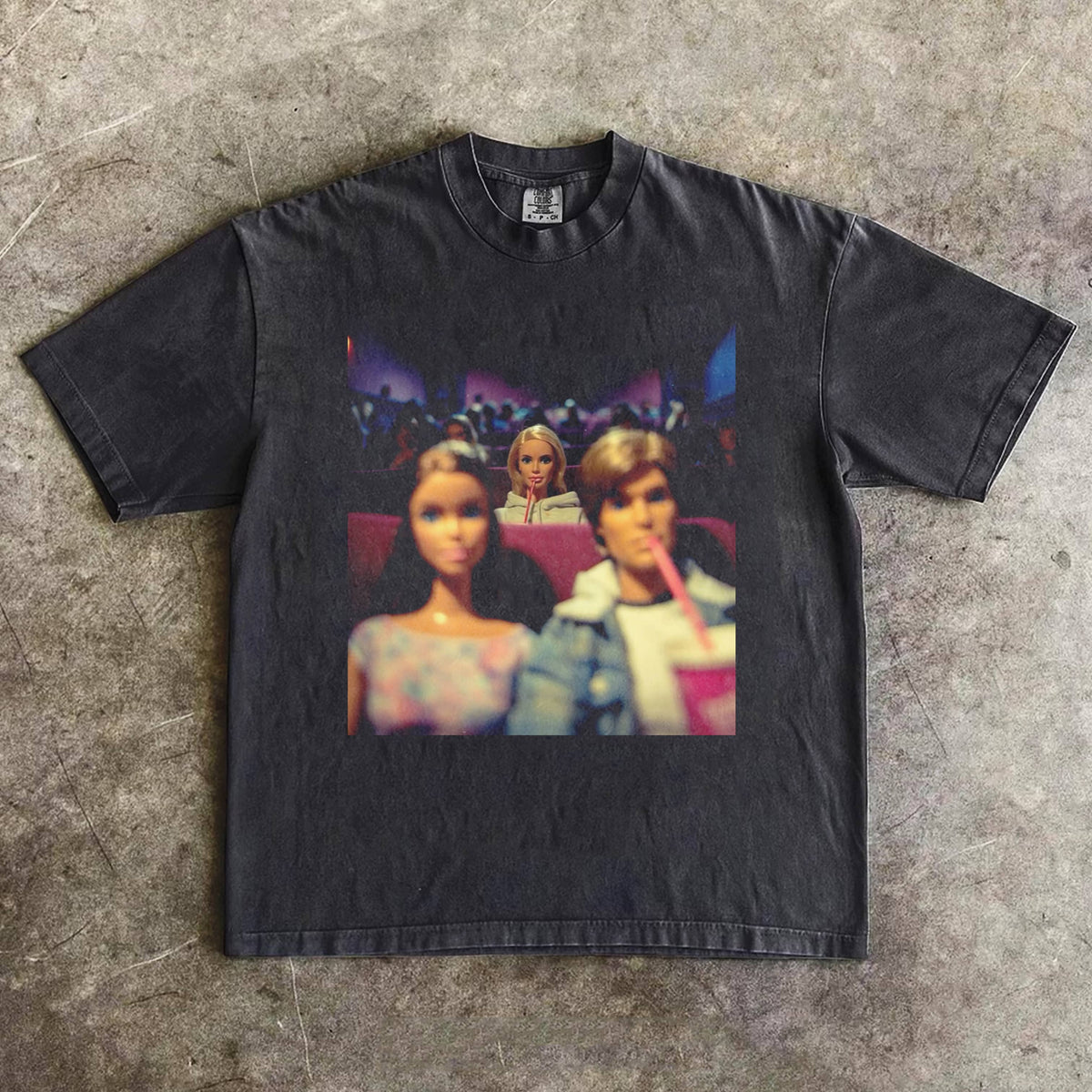 BARBIECORE T-SHIRTS AT THE MOVIE THEATER