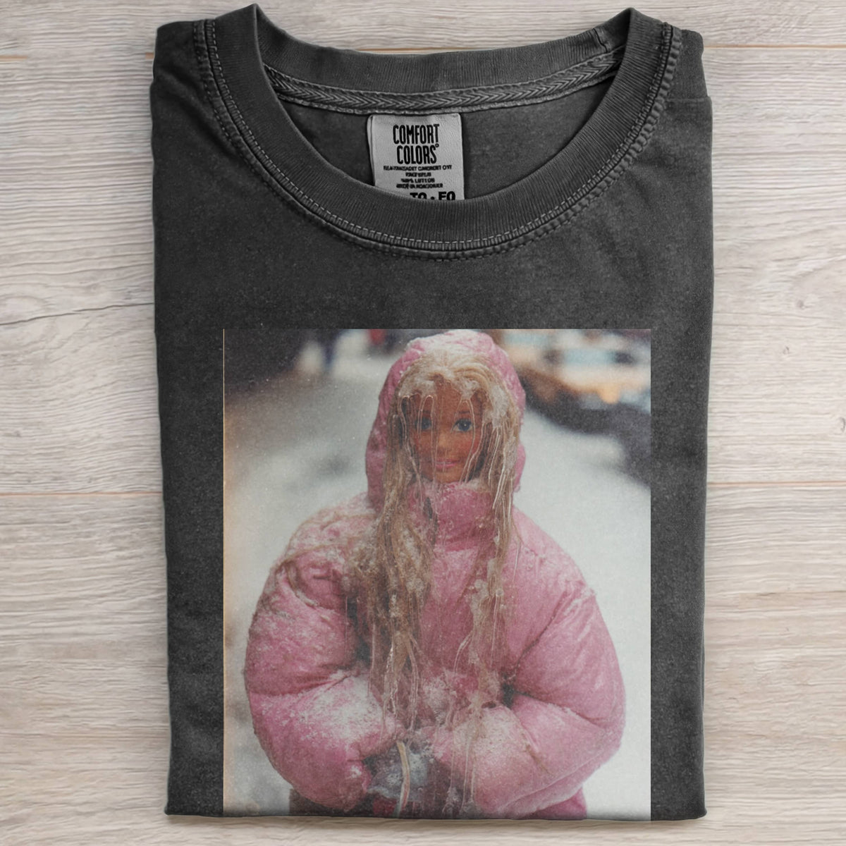BARBIECORE VINTAGE SNOWY PINK GIRL TEE