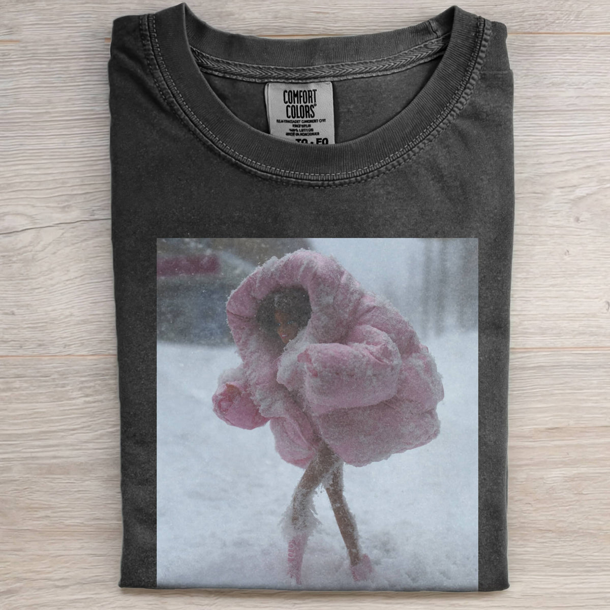 BARBIECORE VINTAGE PINK SNOW JACKET AND TEE