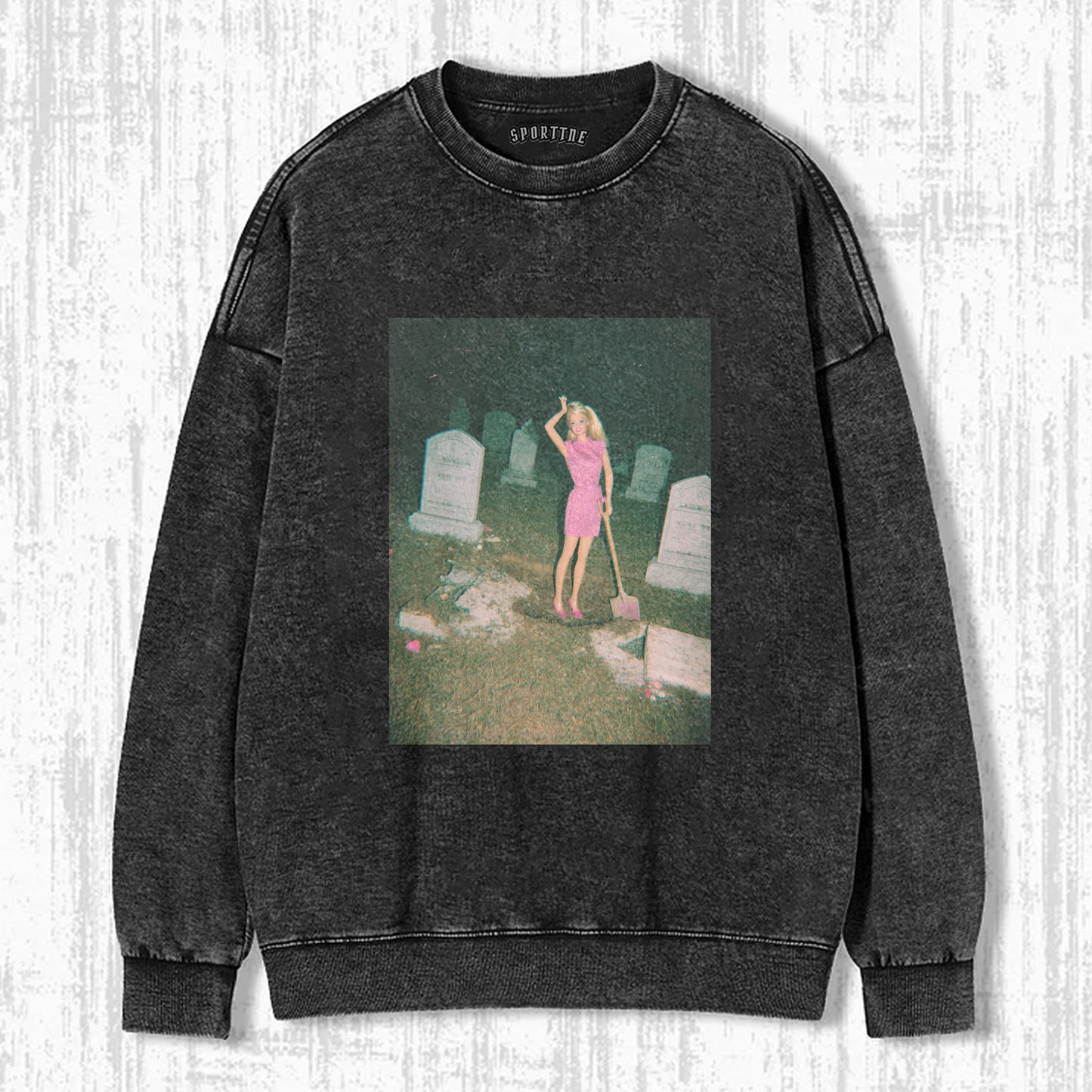 BARBIECORE RETRO GRAVEYARD TEE