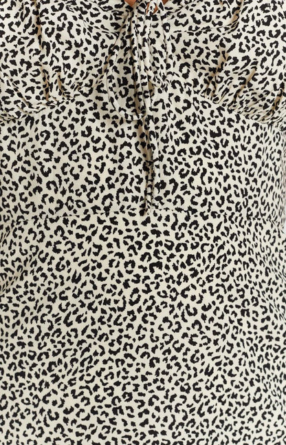 Love Me Tender Twist Dress Animal