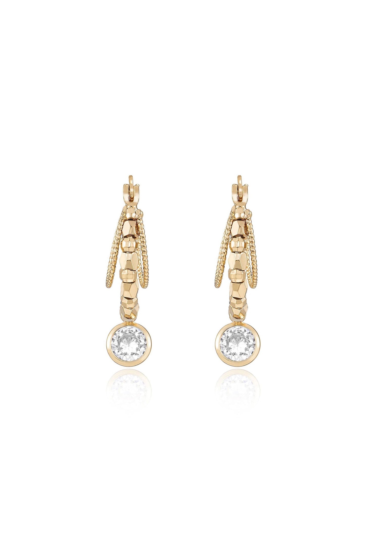 Boho Golden Hoop Earrings