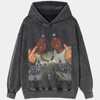 Shohei Ohtani & Yoshinobu Yamamoto Champion Tee