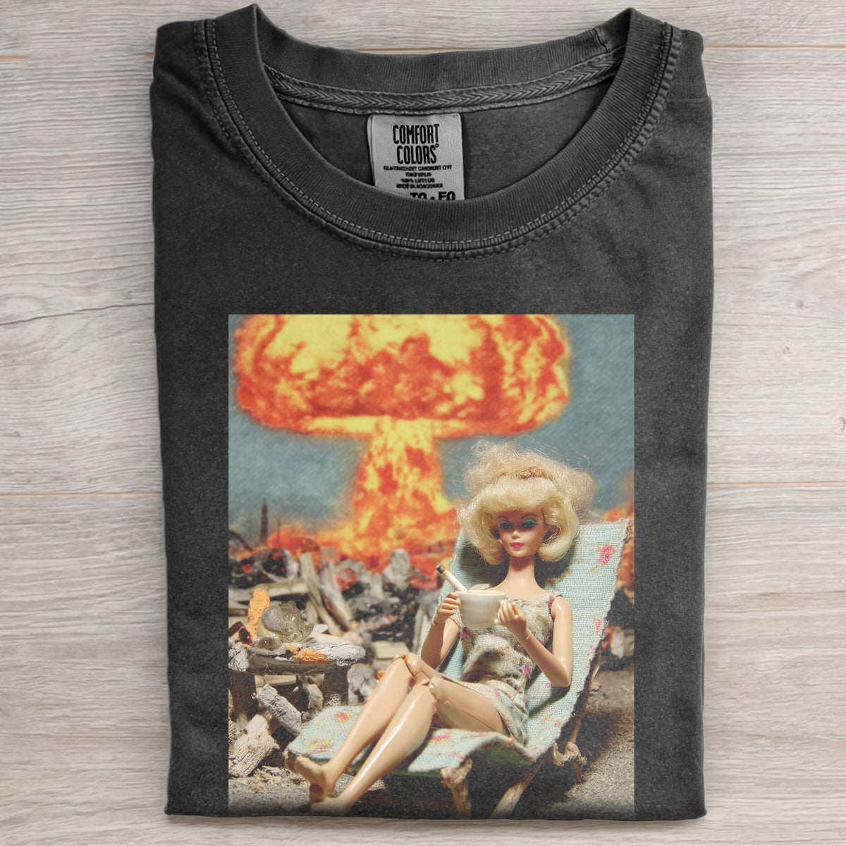VOLCANIC ERUPTION BARBIECORE TEE
