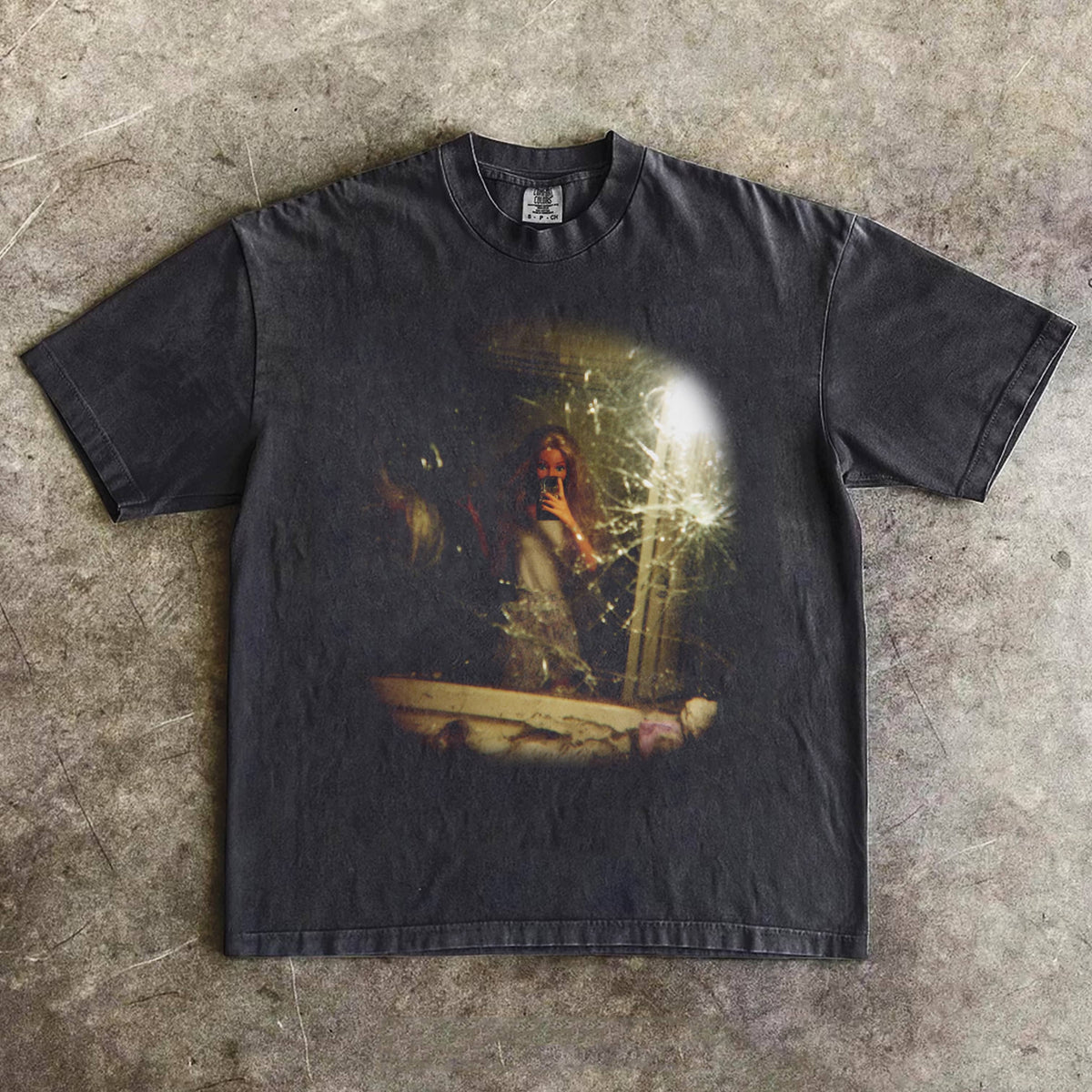 SHATTERED MIRROR BARBIECORE T-SHIRT