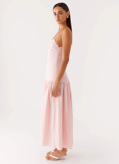 Found You Midi Dress - Pink
