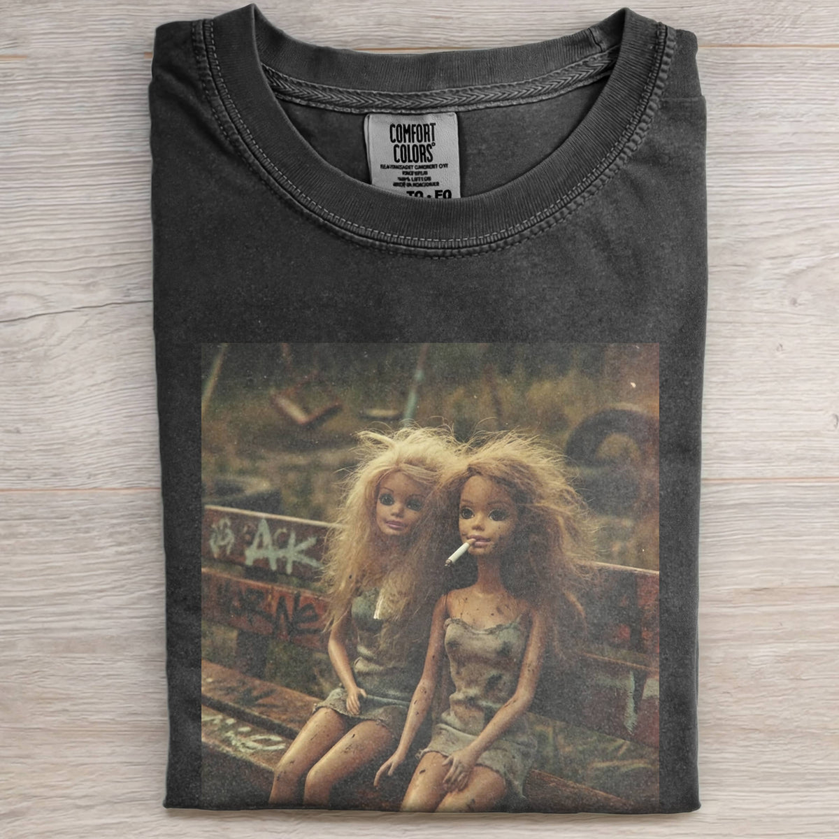 BARBIECORE EDGY SMOKING RETRO TEE