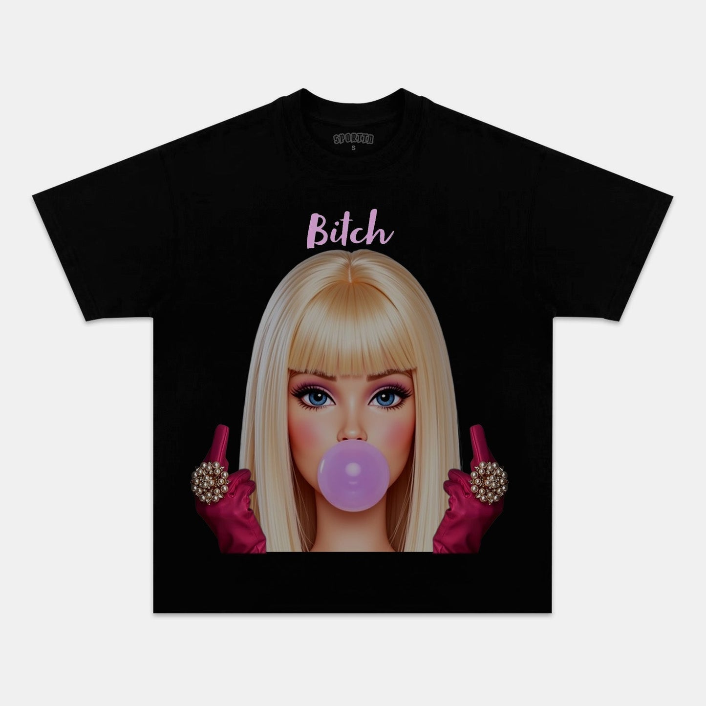 BARBIECORE MIDDLE FINGER T-SHIRT
