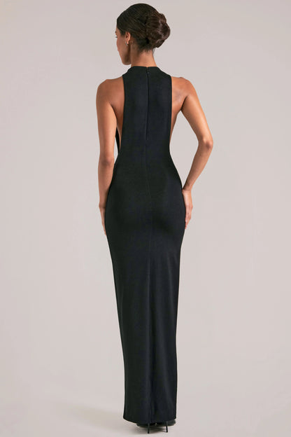 Sleeveless Maxi Dress  in Black