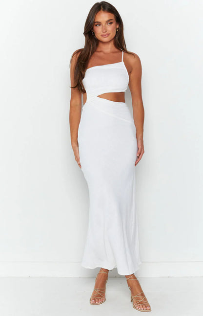 Lene White Maxi Dress