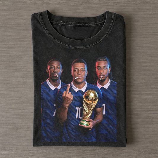 Ousmane Dembélé & Kylian Mbappé & Michael Olise France T-shirt