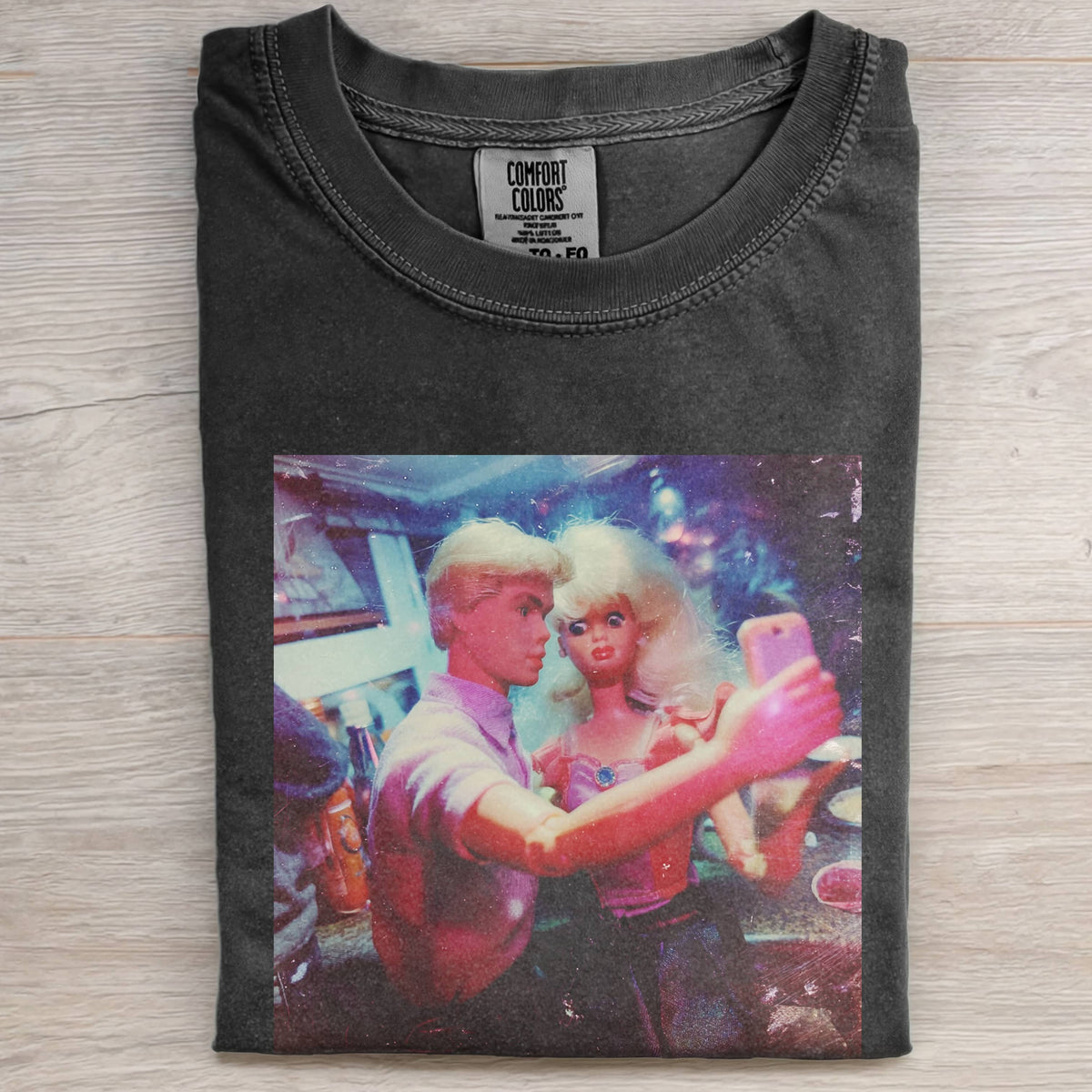 COUPLE BARBIECORE SELFIE TEE