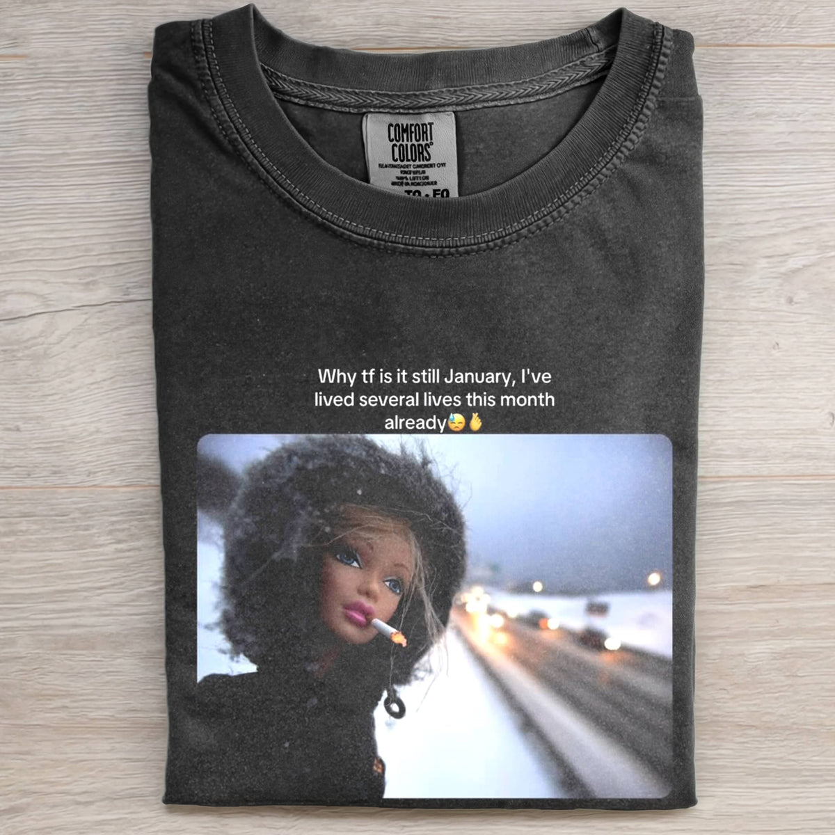 BARBIECORE SNOW T-SHIRT