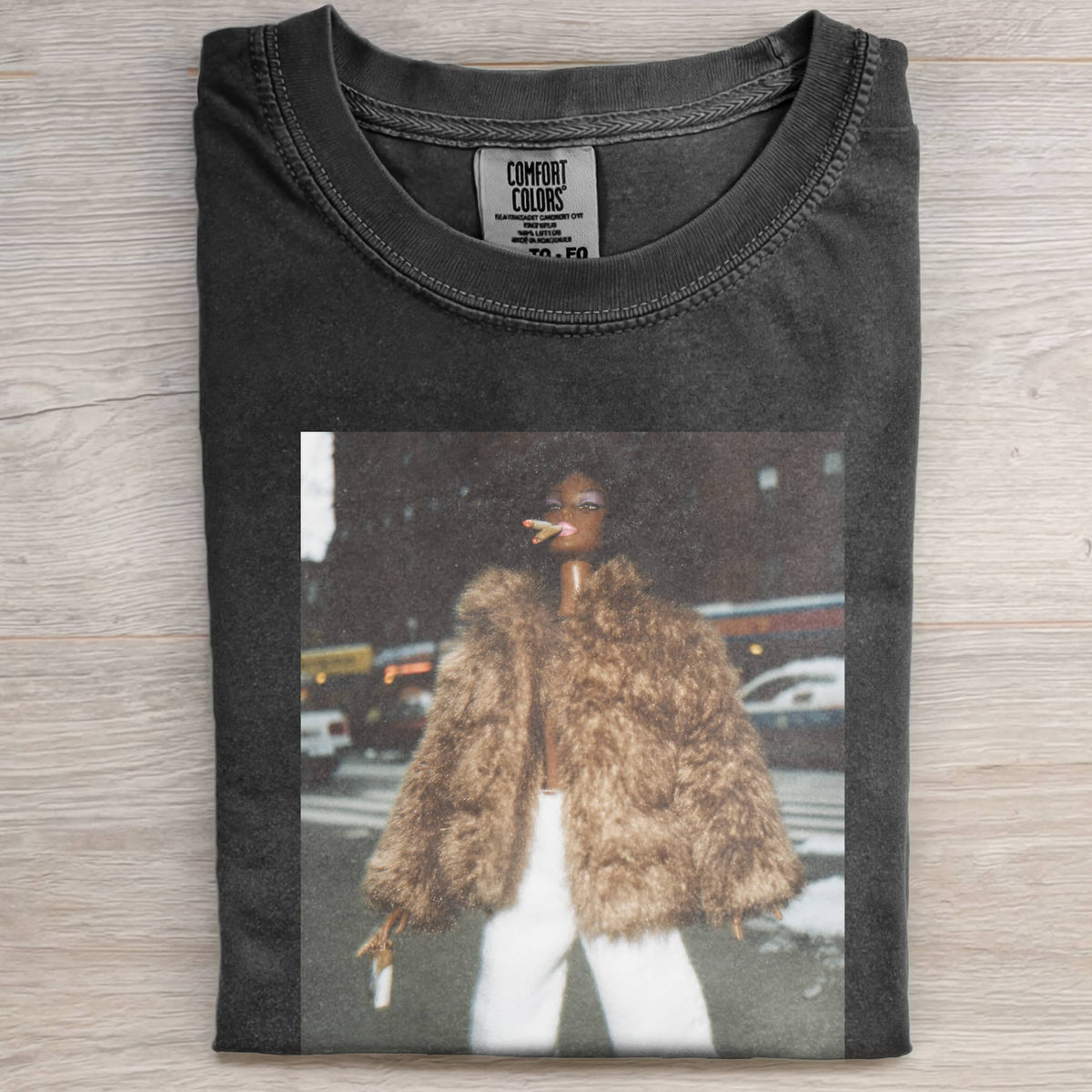 BARBIECORE STYLE FUR TEE FOR DARK-SKINNED GIRLS