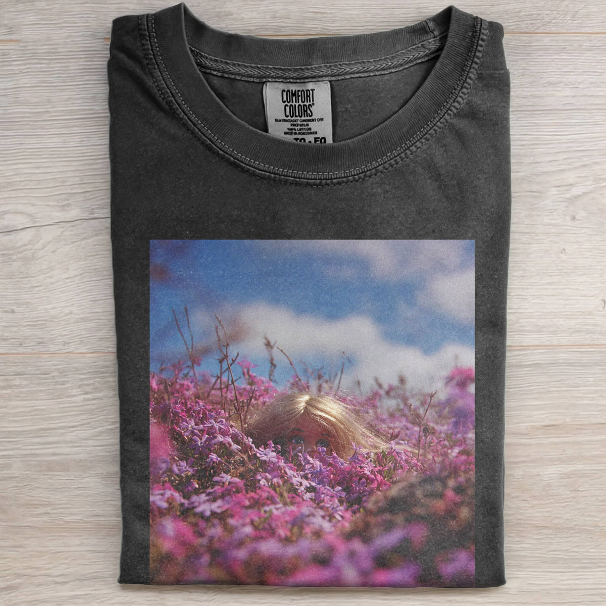 BARBIECORE FLORAL RETRO T-SHIRT
