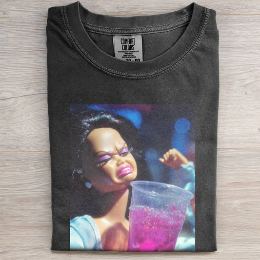 BARBIECORE PARTY DRINKING T-SHIRT