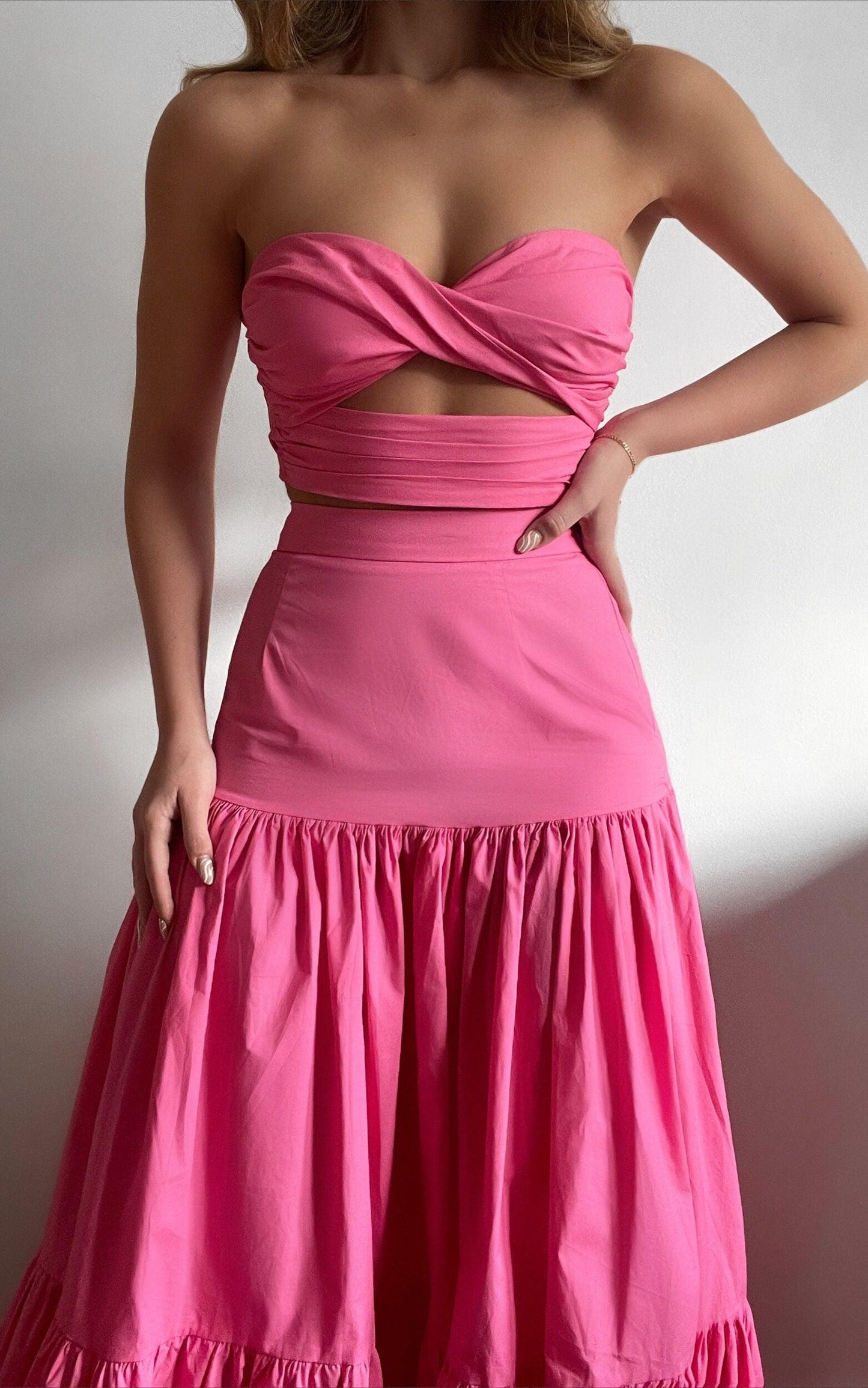 Ayla Maxi Skirt - Pink