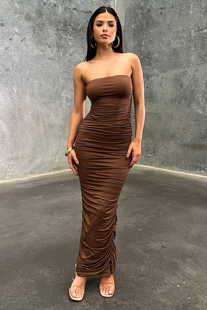 Tonic Maxi Dress - Brown