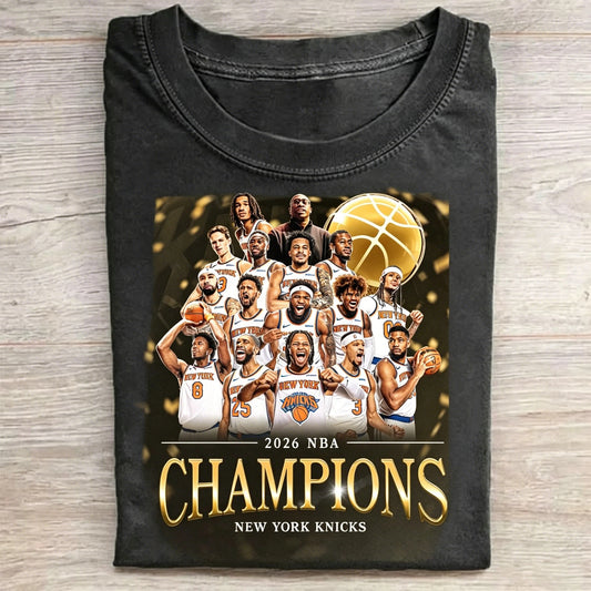 Vintage 2026 New York Basketball T-shirt